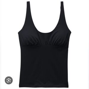 Prana Mallorca Tankini Top Black Size XS